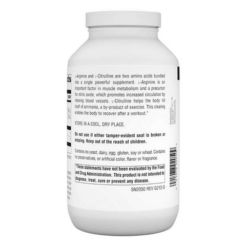 Source Naturals, L-Arginine L-Citrulline Complex, 1000 Mg, 240 Tabs Source Naturals