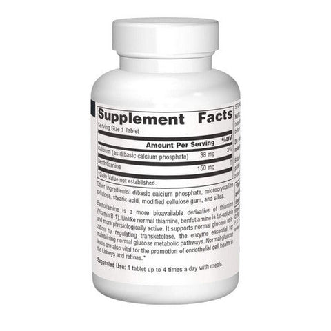 Source Naturals, Benfotiamine, 150 mg, 60 Tabs