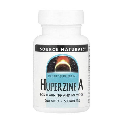 Source Naturals, Huperzine A, 200 Mcg, 60 Tabs Source Naturals