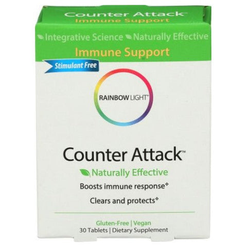 Rainbow Light, Counter Attack Blister cards, 30 Tabs Rainbow Light