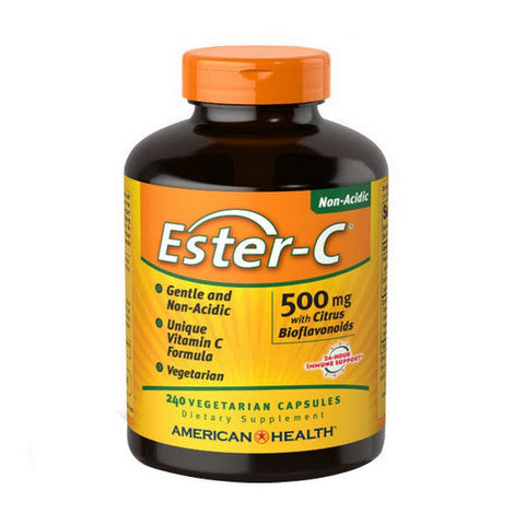 American Health, Ester-c With Citrus Bioflavonoids, 500 mg, 240 Vegicaps American Health