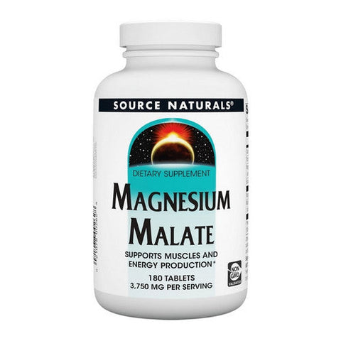 Source Naturals, Magnesium Malate, 1250 mg, 180 Tabs Source Naturals