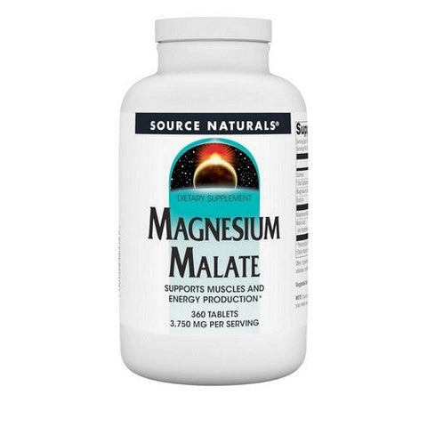 Source Naturals, Magnesium Malate, 625 Mg, 360 Tabs Source Naturals
