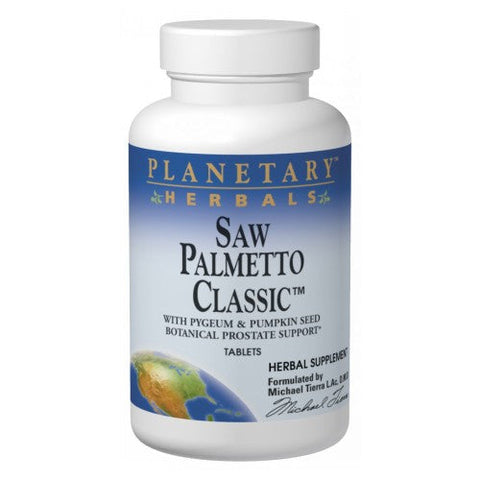 Planetary Herbals, Saw Palmetto Classic, 90 Tabs Planetary Herbals