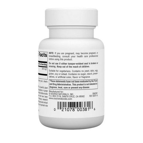 Source Naturals, Proanthodyn, 200 MG, 60 Tabs Source Naturals
