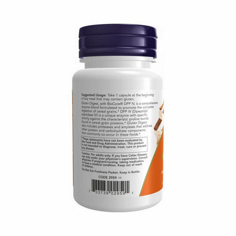 Now Foods, Gluten Digest, 60 Veg Caps Now Foods