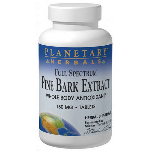 Planetary Herbals, Full Spectrum Pine Bark Extract, 150mg, 30 tabs Planetary Herbals
