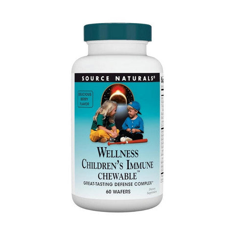 Source Naturals, Children's Immune Chewable Wafer, 60 wafers Source Naturals