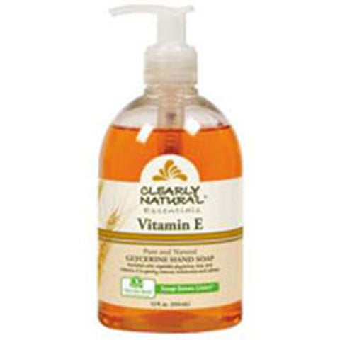 Clearly Natural, Liquid Soap With Pump, Vitamin E 12 Oz Clearly Natural