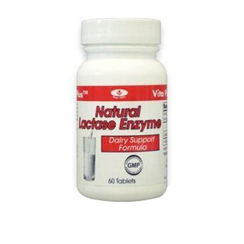 Vita plus, Natural Lactase Enzyme, 60 Tabs Vita plus