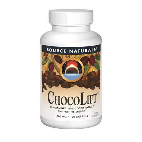 Source Naturals, Choco Lift, 500 Mg, 120 caps Source Naturals