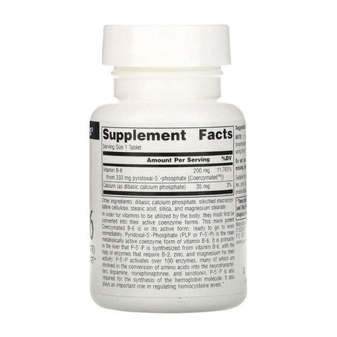 Source Naturals, Coenzymated B-6, 300 Mg, 30 tabs Source Naturals