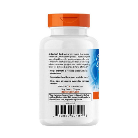 Doctors Best, L-Theanine, 150 Mg, 90 Veggie Caps Doctors Best