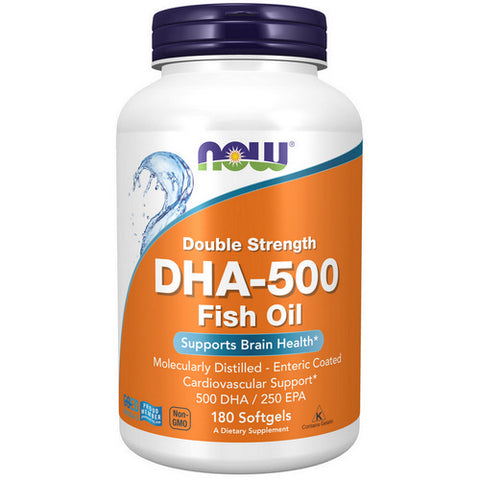 Now Foods, DHA-500 Double Strength, 180 Softgels Now Foods