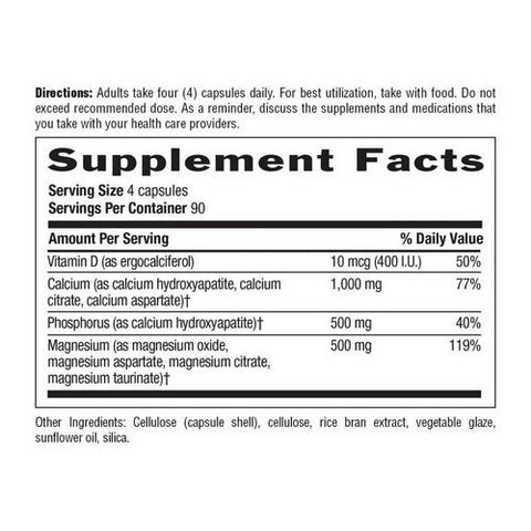 Country Life, Target Mins Calcium Magnesium With Vitamin D Complex, 360 Veg Caps Country Life