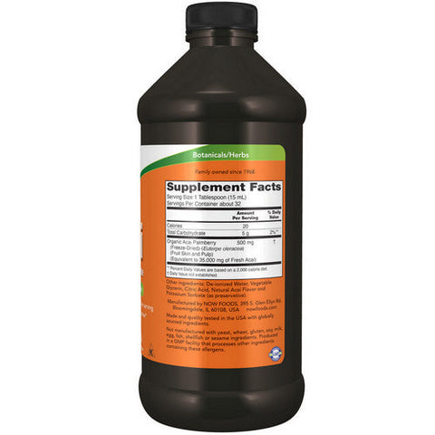 Now Foods, Acai Liquid Concentrate, 16 oz Now Foods