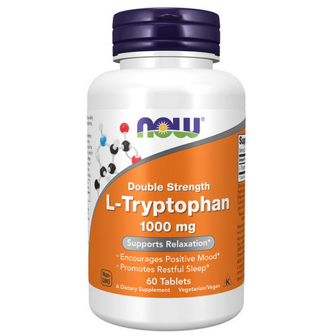 Now Foods, L-Tryptophan, 1000 mg, 60 Tabs Now Foods