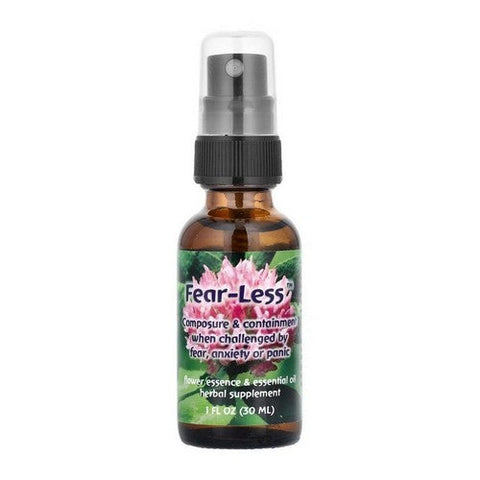 Flower Essence Services, Fear-Less Flower Essence And Essential Oil, 1 Oz Flower Essence Services
