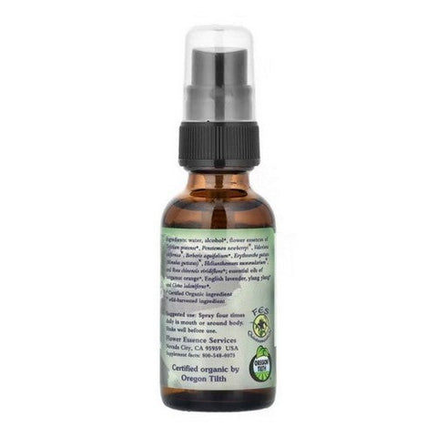 Flower Essence Services, Fear-Less Flower Essence And Essential Oil, 1 Oz Flower Essence Services