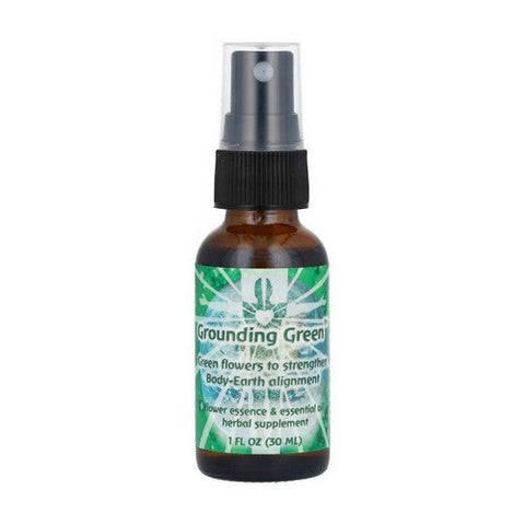 Flower Essence Services, Grounding Green Spray, 1 oz Flower Essence Services
