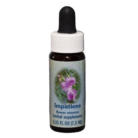 Flower Essence Services, Impatiens Dropper, 0.25 oz Flower Essence Services
