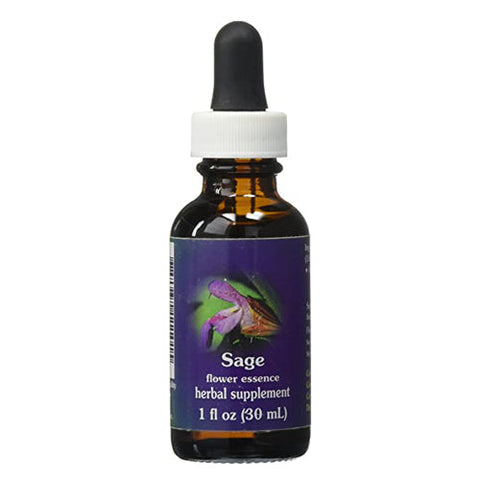 Flower Essence Services, Sage Dropper, 1 oz Flower Essence Services
