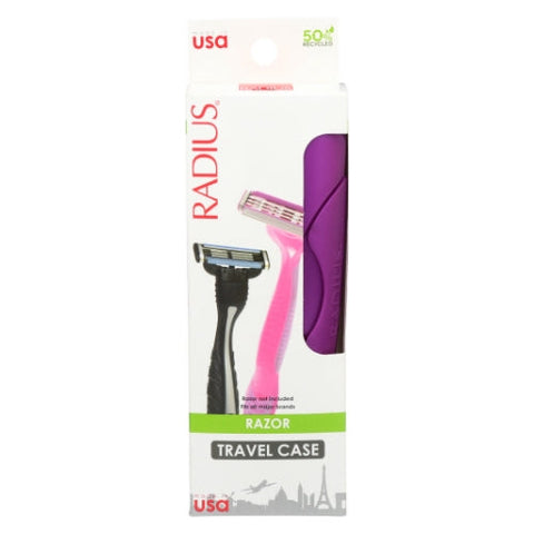 Radius, Razor Travel Case Bpa-Free Assorted Colors, 1 Count Radius