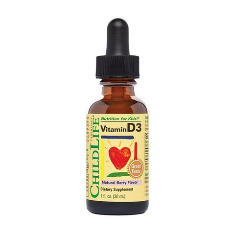 Child Life Essentials, Vitamin D3 Natural Berry, 1 Oz Child Life Essentials