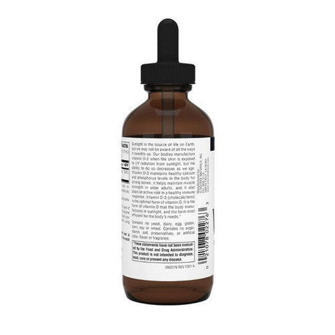 Source Naturals, Vitamin D-3 Liquid, 4 fl oz
