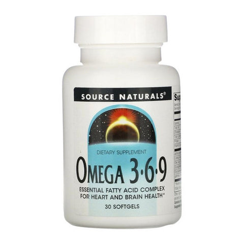 Omega 3, 6, 9 30 Softgels by Source Naturals