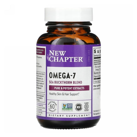 Omega-7 Sea Buckthorn Blend 30 Veg Caps by New Chapter