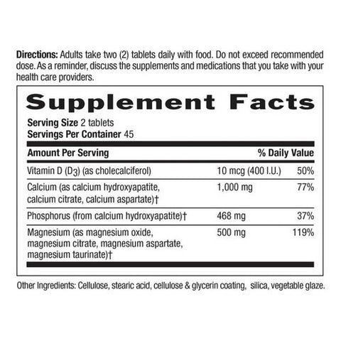 Country Life, Calcium Magnesium Complex, Vitamin D3 90 Tabs Country Life