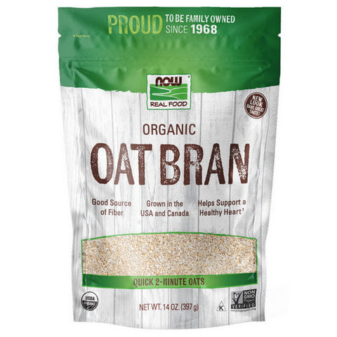 Now Foods, Oat Bran, 14 oz Now Foods