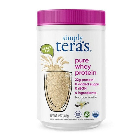 Tera's Whey, Whey Protein, Bourbon Vanilla/rBGH Free 12 Oz Tera's Whey