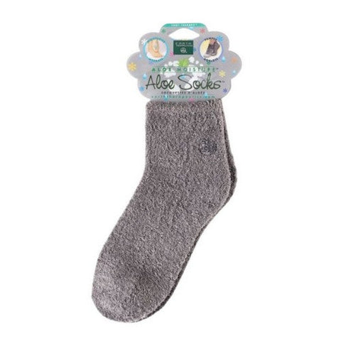 Earth Therapeutics, Aloe Socks Foot Therapy To Pamper And Moisturize Black, 1 Pair Earth Therapeutics