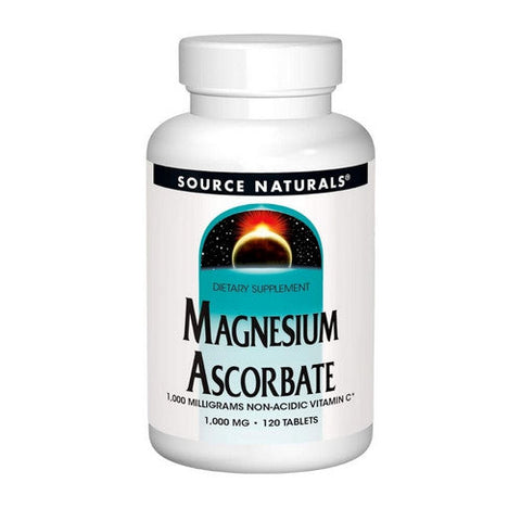 Source Naturals, Magnesium Ascorbate, 1000 MG, 120 tabs Source Naturals