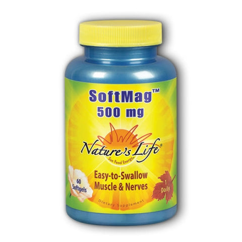 Nature's Life, Magnesium Soft, 500 mg, 60 softgels Nature's Life