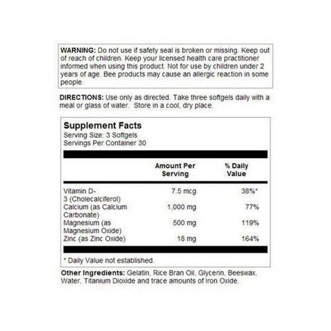 Life Time Nutritional Specialties, Calcium Magnesium Zinc, 90 softgels LifeTime Vitamins