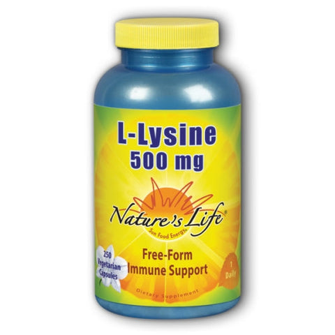 Nature's Life, L-Lysine, 500 mg, 250 caps Nature's Life