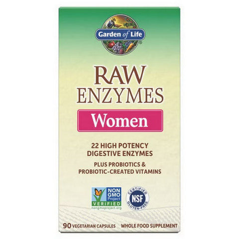 Garden of Life, RAW Enzymes Women, 90 caps Garden of Life