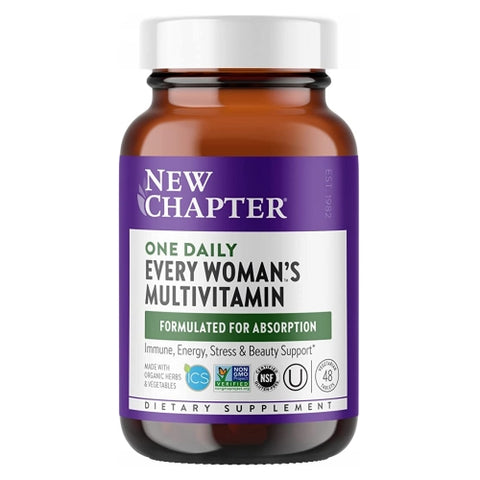 New Chapter, Every Woman's One Daily Multivitamin, 72 Veg Tabs New Chapter