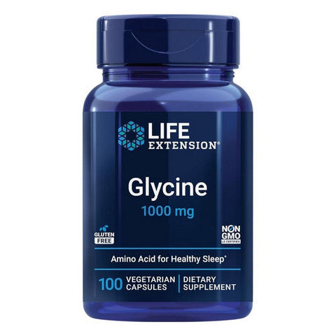 Life Extension, Glycine, 1000 mg, 100 caps Life Extension