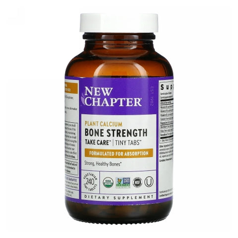 New Chapter, Bone Strength Take Care Tiny Tabs Organic Plant Calcium, 60 Veg Caps New Chapter