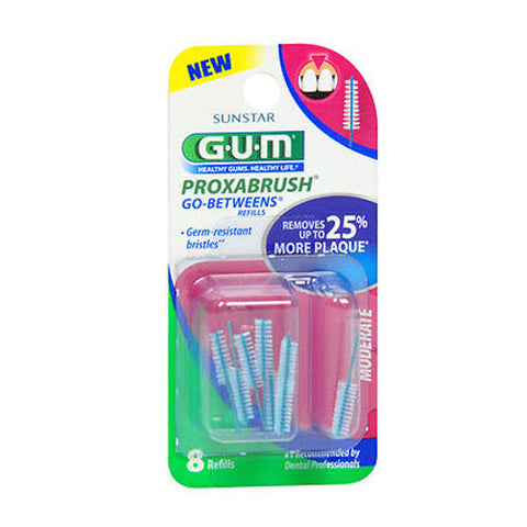Gum, Proxabrush Go-Betweens Refills Moderate, 8 Count Gum
