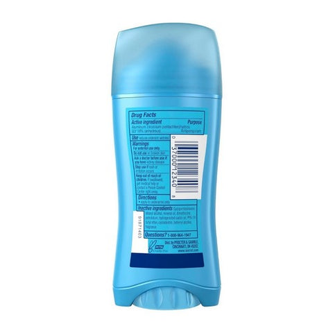 Secret, Antiperspirant Deodorant Invisible Solid Unscented, 2.6 Oz Secret