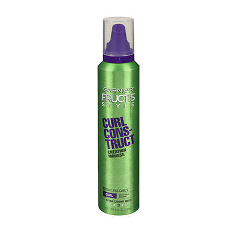 Garnier Fructis, Curl Construct Creation Mousse Extra Strong Hold, 6.8 Oz Garnier Fructis