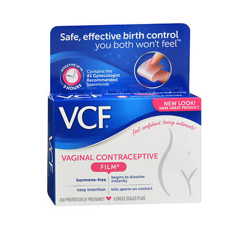 Vcf, Vaginal Contraceptive Film, 9 Count Vcf