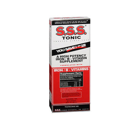 Sss Company, Tonic High Potency Iron B Vitamin Liquid, 20 Oz Sss Company