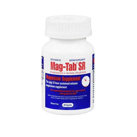 Mag-Tab, Sr Magnesium Supplement Caplets, 60 Count Mag-Tab