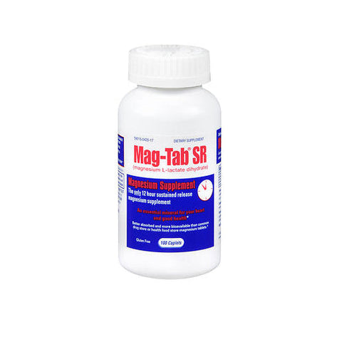 Mag-Tab, Mag Tab Sr Magnesium Supplement, 100 tabs Mag-Tab